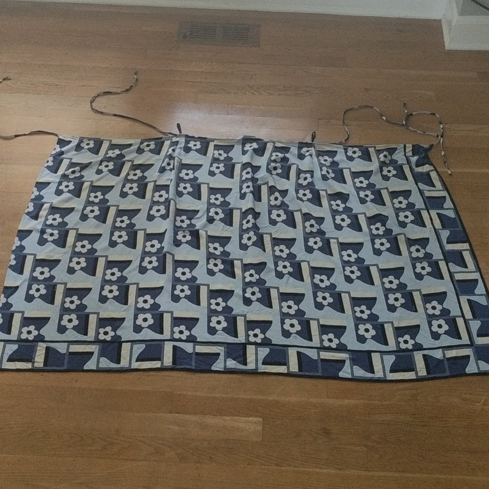 Blue Floral PRADA Papao Wrap skirt